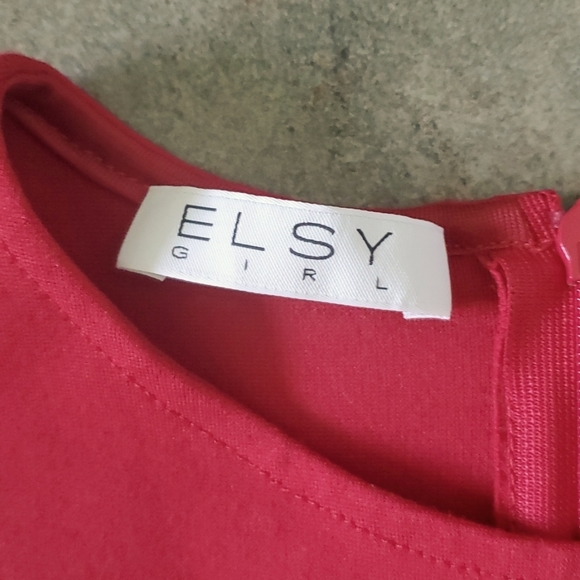 ELSY GIRL red jumpsuit. Italian Size 36 (H. 140 cm) / U.S. Size 10. Worn… - Picture 3 of 9